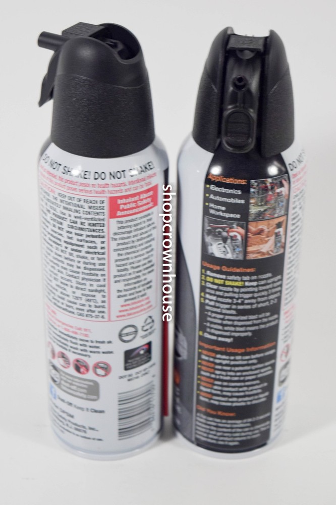 2 Falcon Electronics Compressed-Gas Duster 7oz DPSM Dust & Lint Remover