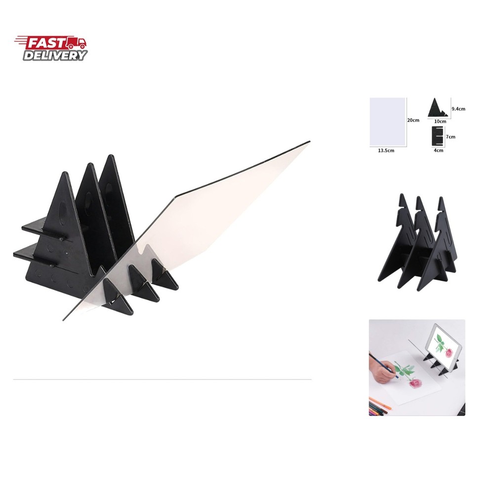 Portable DIY Drawing Tracing Board Light Copy Pad Optical Image Reflection Pr...