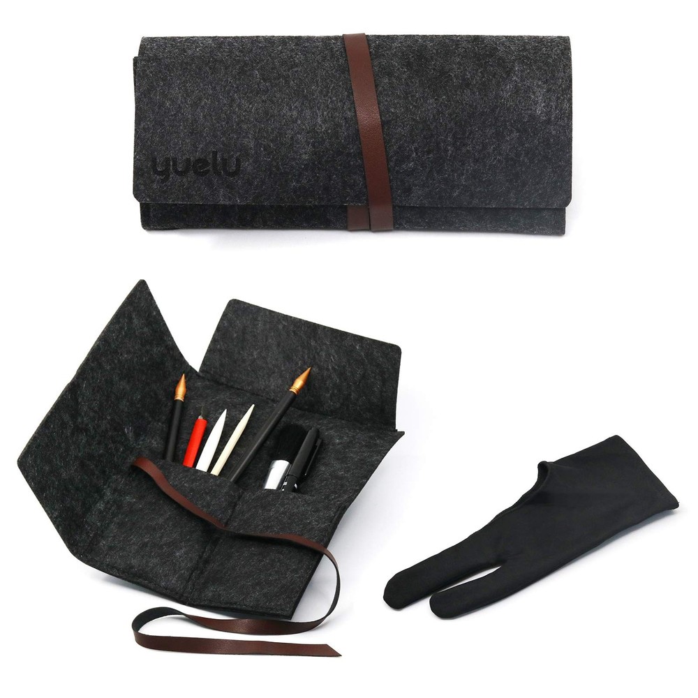Scratch Art Tools, 9 Pcs Scratching Drawing Tools Set: Artist Glove, Tools Ba...