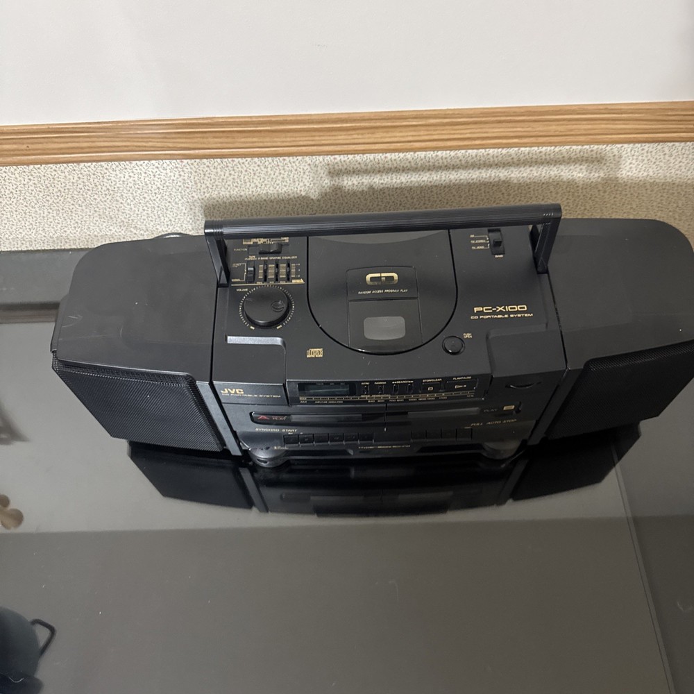 JVC PC-X100 CD PORTABLE SYSTEM