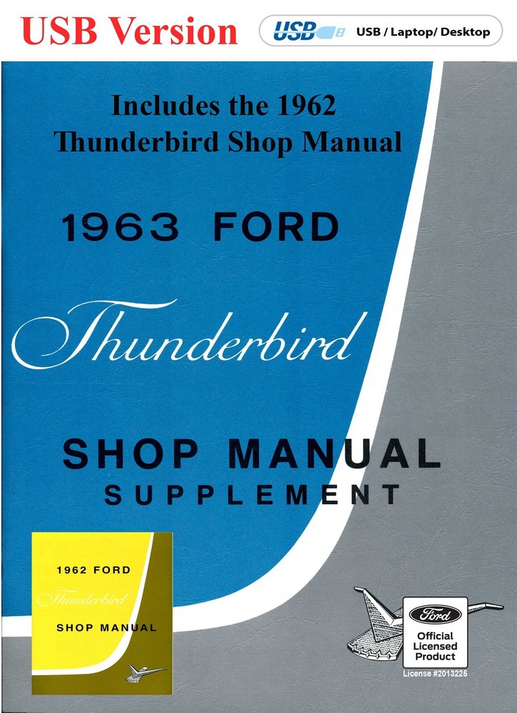 1963 Ford Thunderbird Shop Manual (USB)