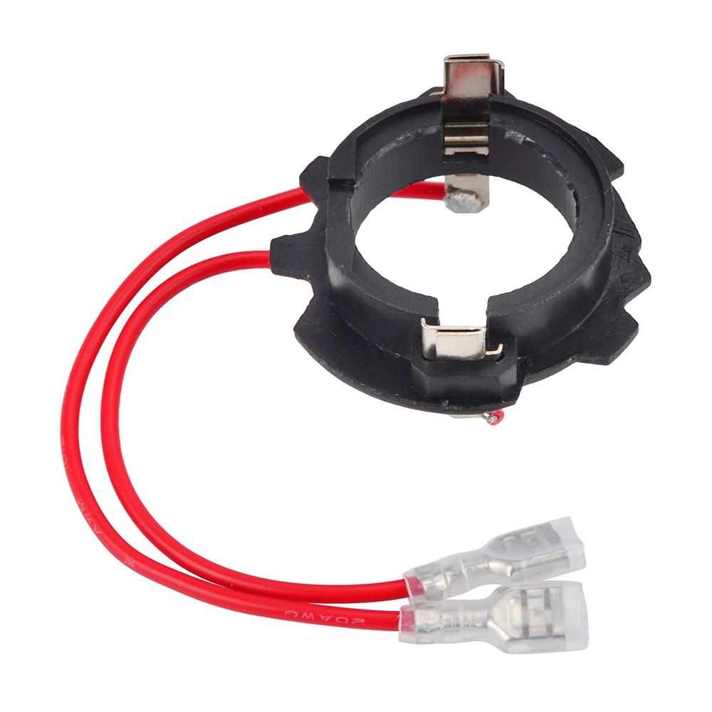 Pair H7 LED Headlight Bulb Base Holder Socket Adapters Retainer Clip Fits For VW