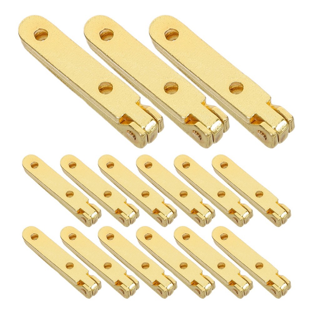 20 Pcs Cabinet Door Hinges Finish Hidden Hardware for Small Boxes