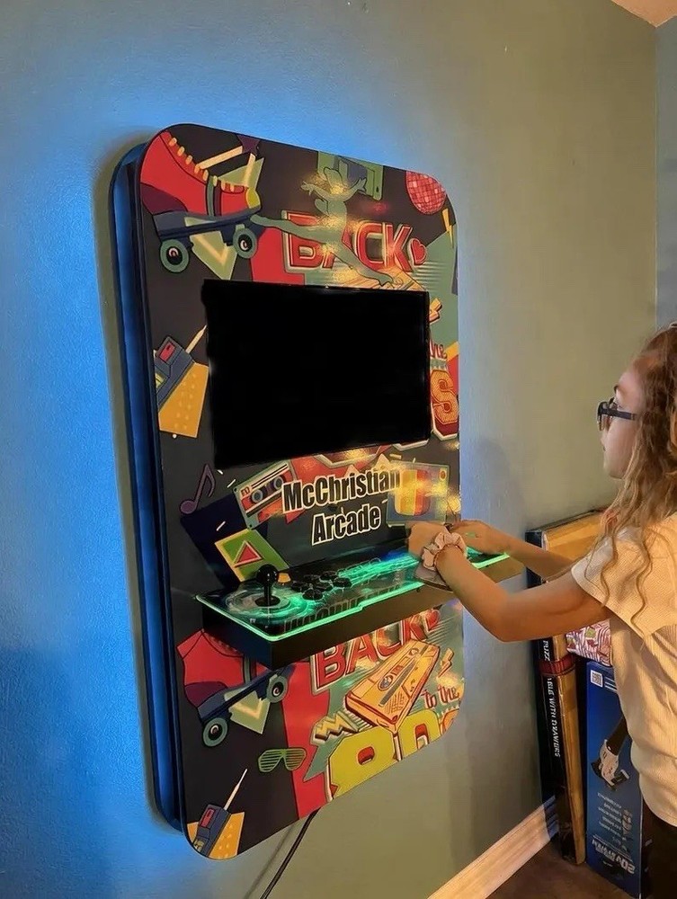 Retro Wall Mounted Arcade
