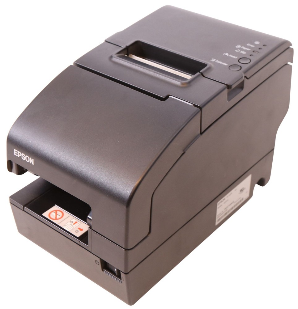 Epson TM-H2000 Thermal Receipt Printer; Knife, MICR, USB Plus Power Interface