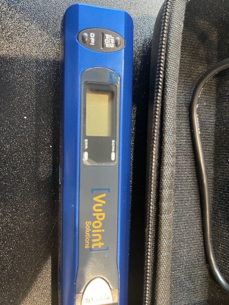 VuPoint Solutions Magic Wand Portable Scanner Blue. Pre-owned, Tested And Works