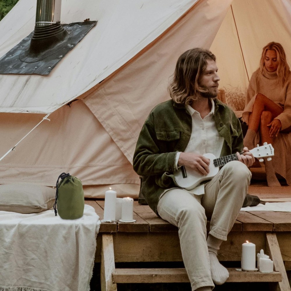 Small Waterproof Drawstring Bag Compression Stuff Sack Raincoat