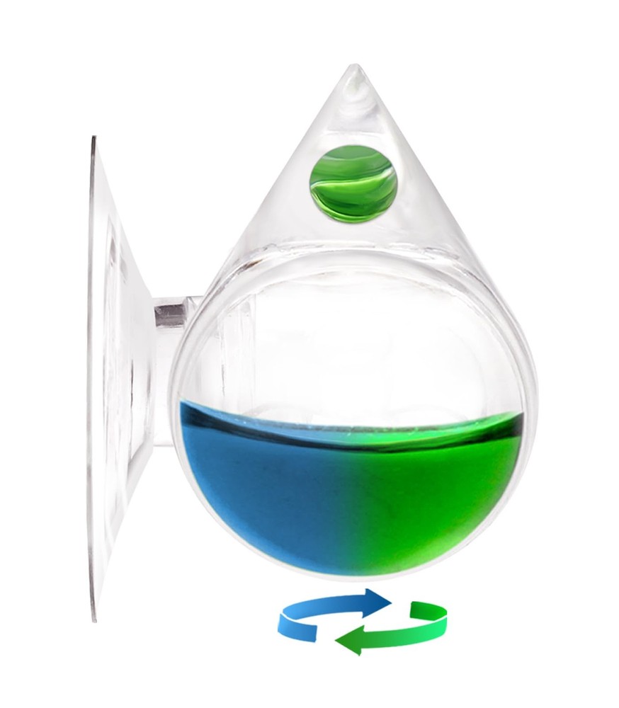 Aquatic Co2 Drop Checker Detachable Tear Drop Shape Without Solutionupgraded Ver