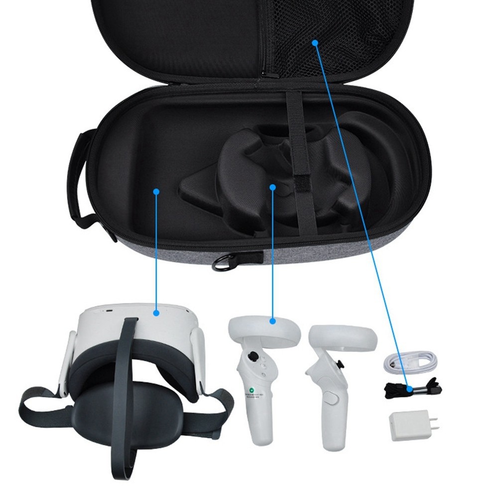 Travel Case for 3 Case Storage Bag EVA Hard with Handle Shoulder Strap4852