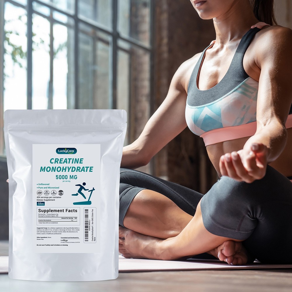Creatine Monohydrate Micronized Powder: 5lb - Support Muscle Growth, Strength
