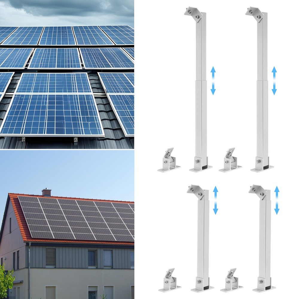 4pcs Universal Mount Brackets Adjustable Solar Panel Mounting Brackets SALEUSUS