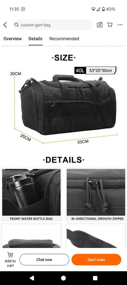 40L Tactical Duffle Bag – Rugged Field Gear | PrepPro