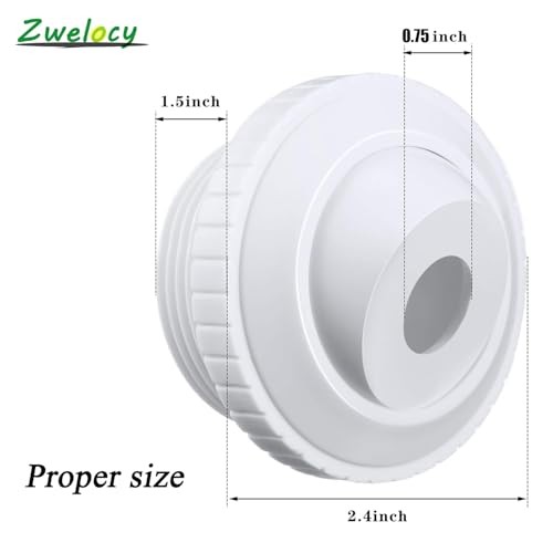 SP1419D Directional Flow Inlet Fitting – 3/4" Adjustable Hydrostream Return