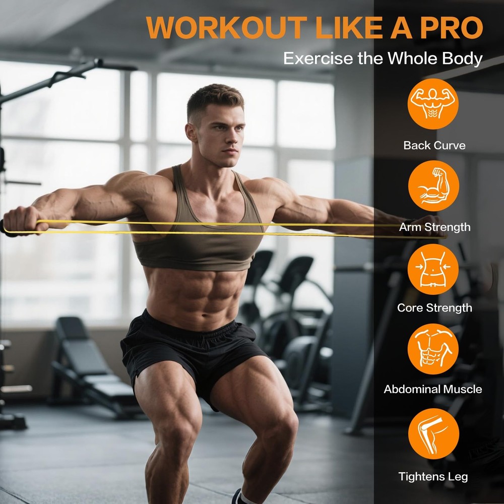 Resistance Bands, Pull Up Bands, Pull Up Assistance Bands Set for Men & Women...