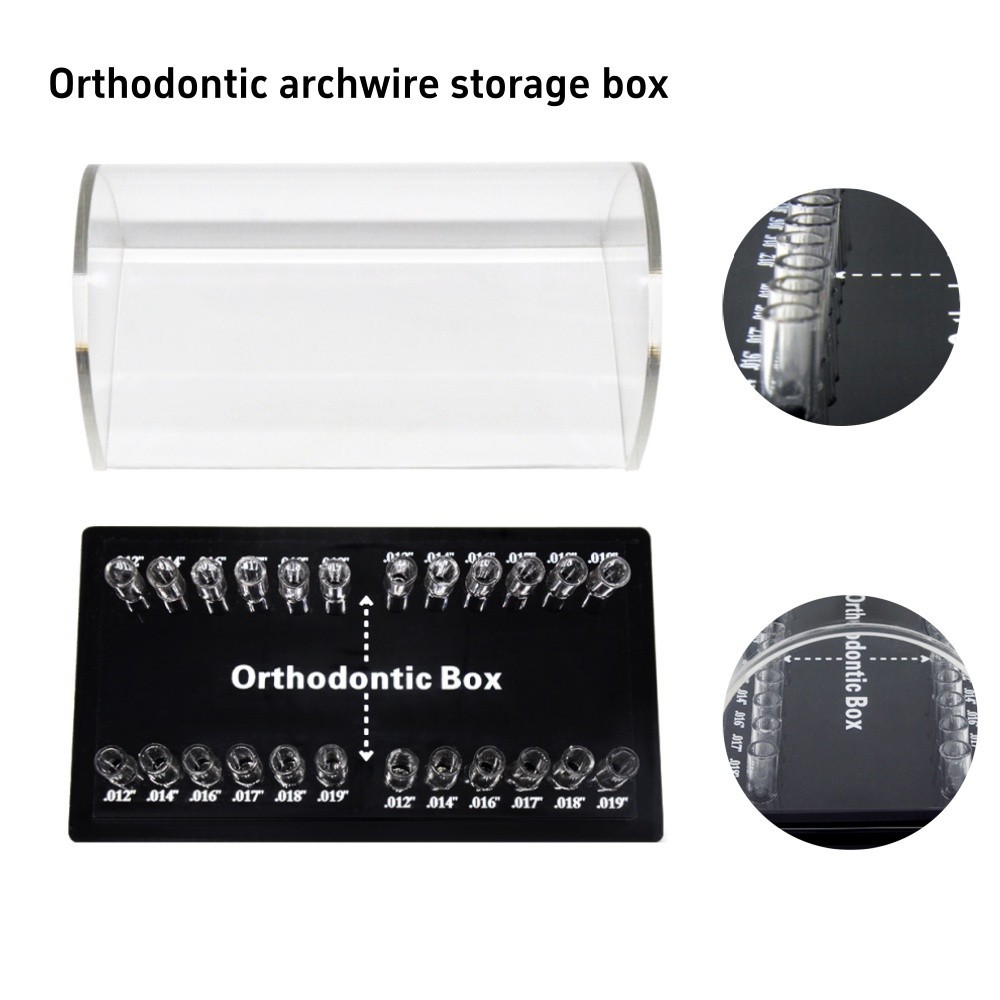 Dental Orthodontic Arch Wire Placement Box Round&Rectangular Ortho Lab Material