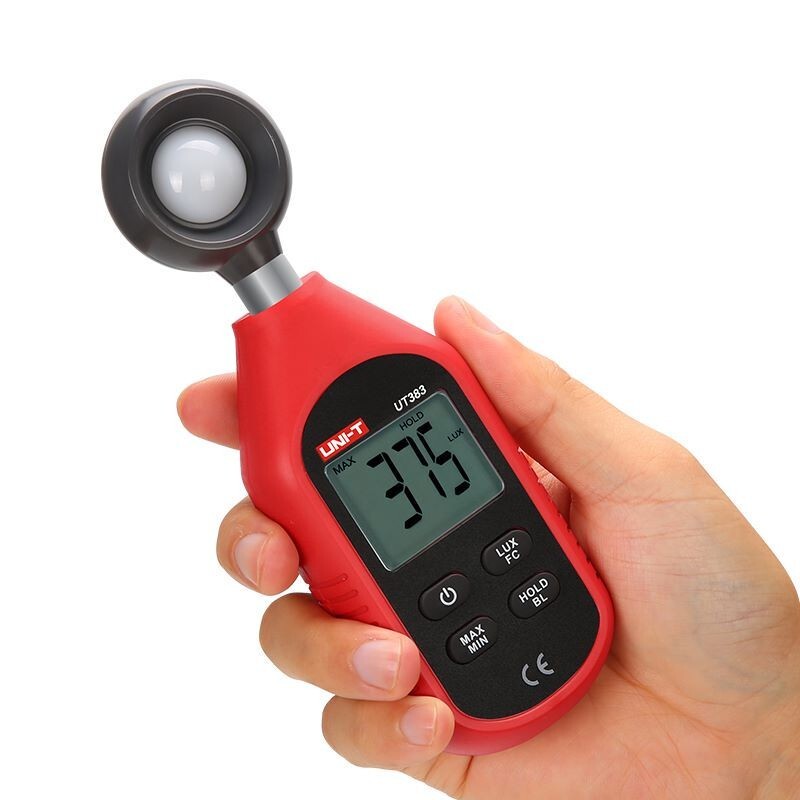 UNI-T UT383 Mini Light Meter Lux Meter Lumens Digital Illuminance Meter