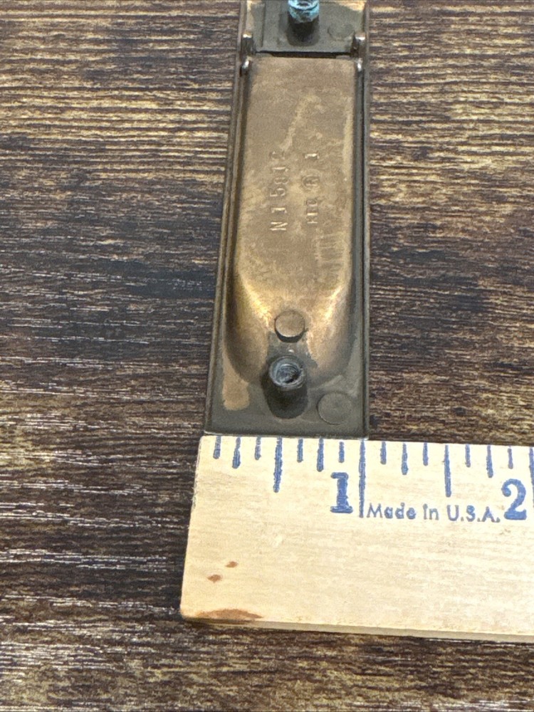 Drexel Passage Door Pulls 2 Brass Handle Campaign KCB N15812 Vintage Replacement