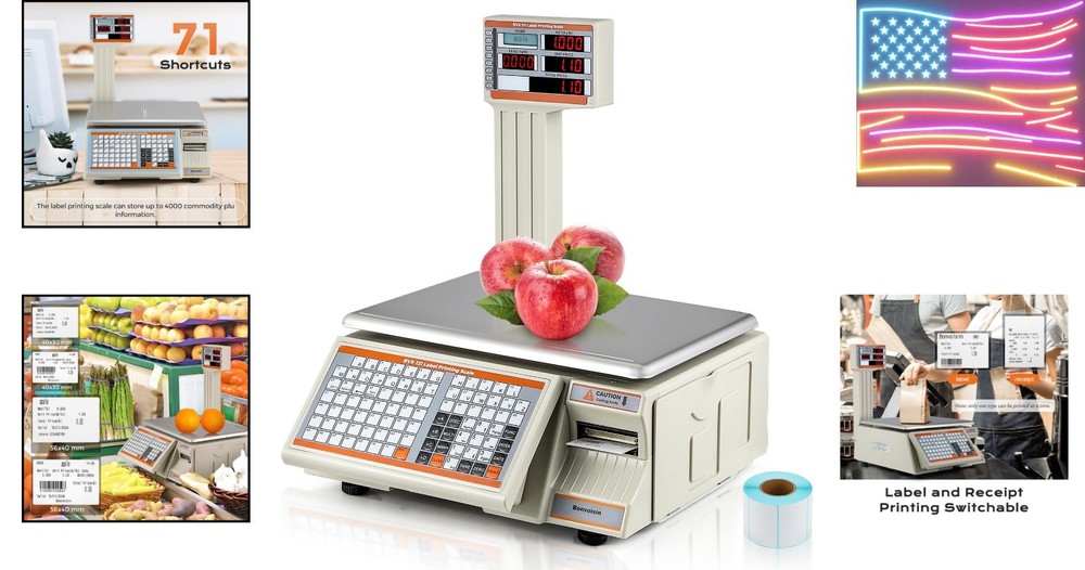 Label Printing Scale 66 Lb Price Computing