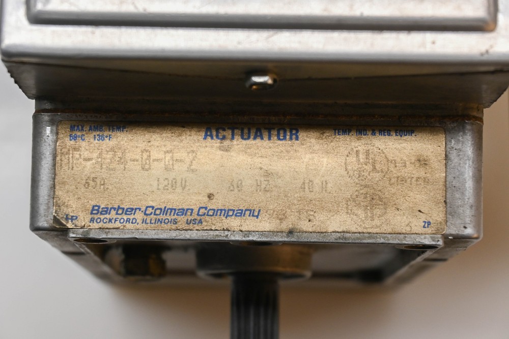 Barber-Colman MP-424-0-0-2, CP-8391-716-0-01 60A-120V Actuator Assembly