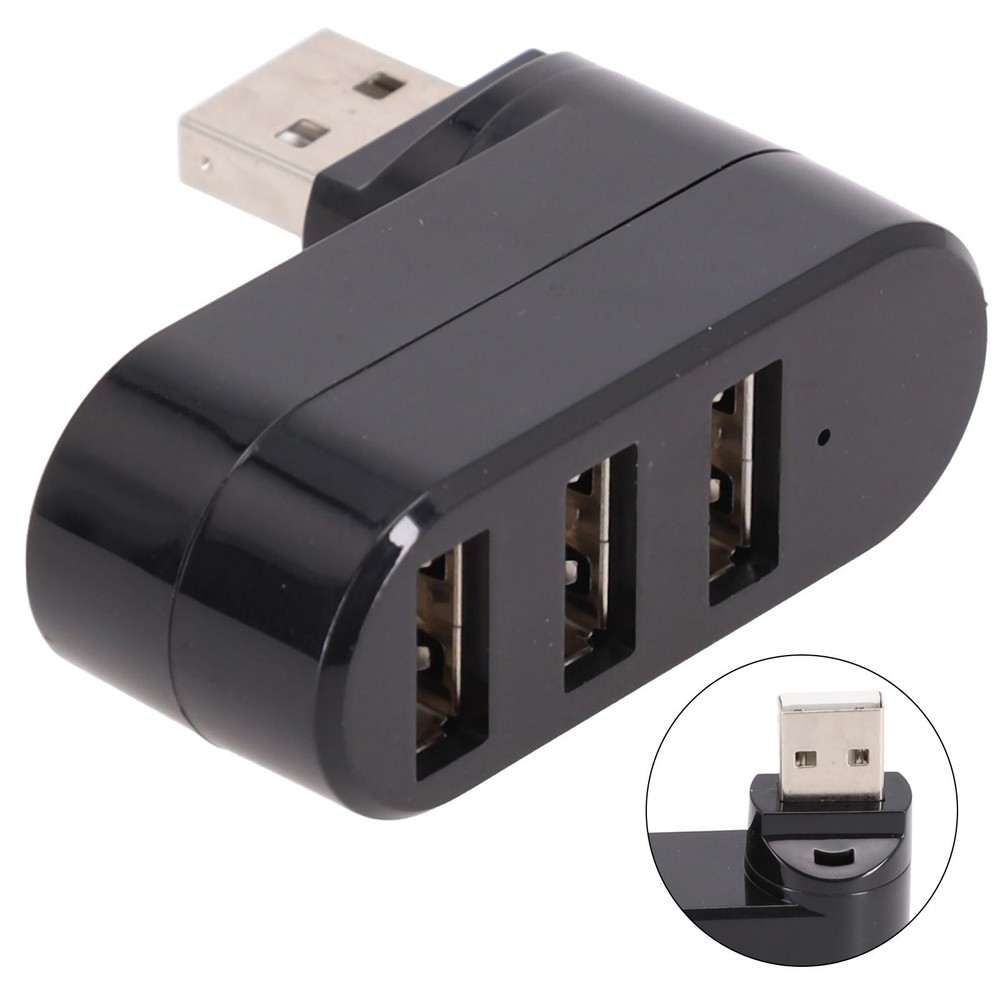 High speed USB 2 0 Rotating Splitter Adapter Hub for Quick Data Transfers
