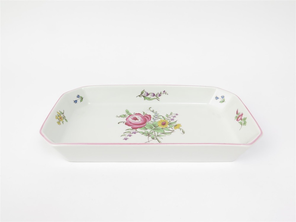 Spode 'Marlborough Sprays' Oven to Tableware 14" Rectangular Baker Flat Corners