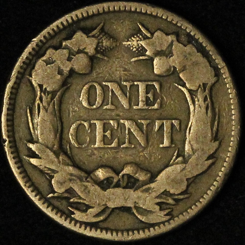 1858 1c Small Cent Flying Eagle - Free Shipping US