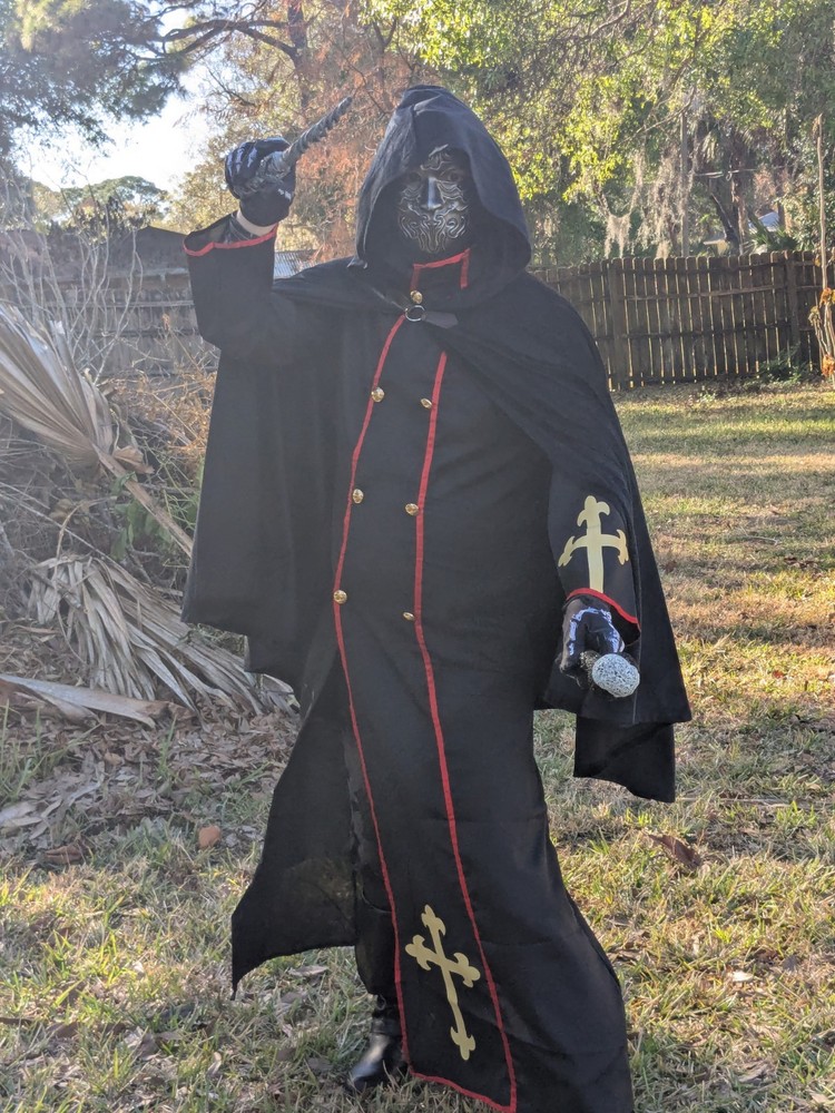 Black Priest Robe