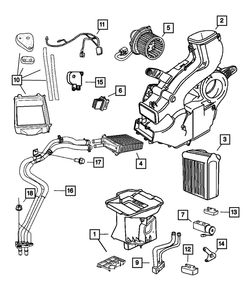 Genuine Mopar Blower Motor Resistor 5019189AA