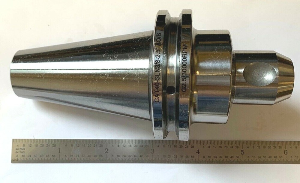 3/8" CAT40 END MILL HOLDER 2.5" PROJECTION DOMINATOR #20190