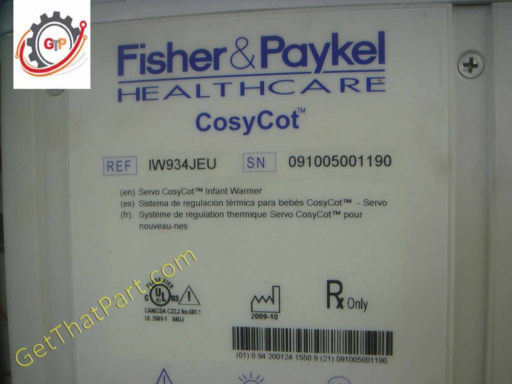 Fisher Paykel CosyCot Infant Warmer Control Box Actuator Cable Tested