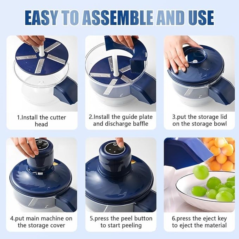 Automatic Fruit Grape Peeling Machine Efficient Peeling Kitchen Gadget F Kitchen