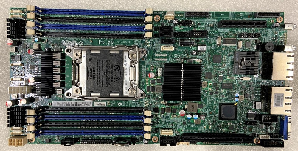 Intel BBS1600JP4 S1600JP4 Server Board 1U Rack Socket R 135 W NEW BOARD ONLY