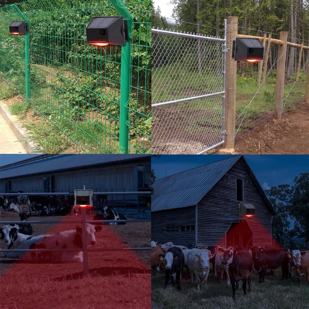 Wireless Driveway Alarm Solar PIR Motion Sensor Long Range Security System Home