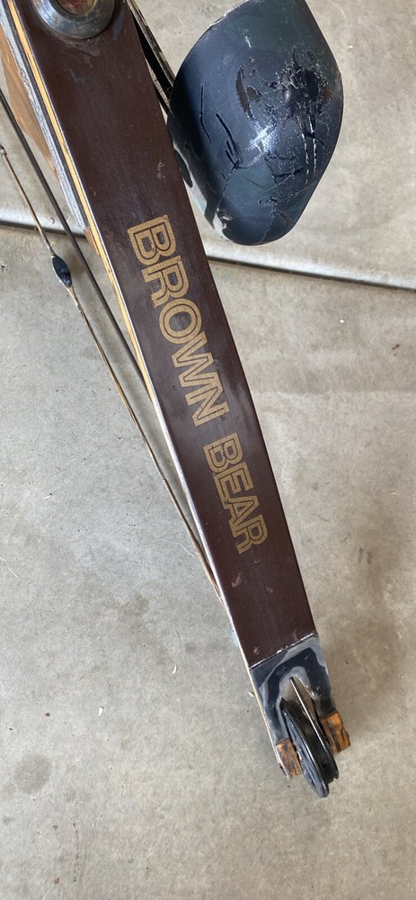 Vintage Brown Bear Archery AMO Compound 37” Bow RightHanded