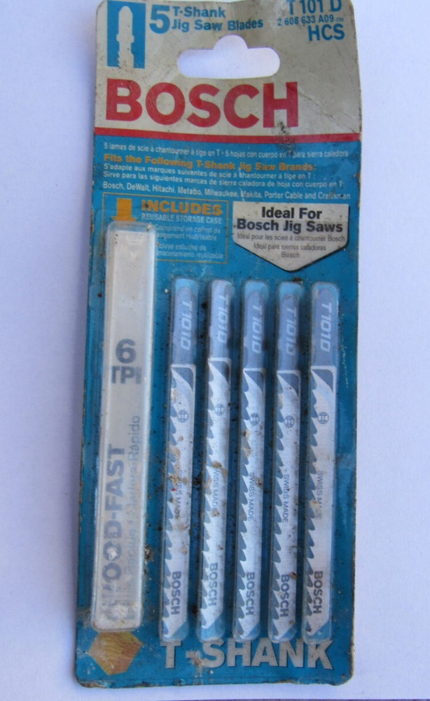 Bosch 5T-Shank Jigsaw Blades T101D