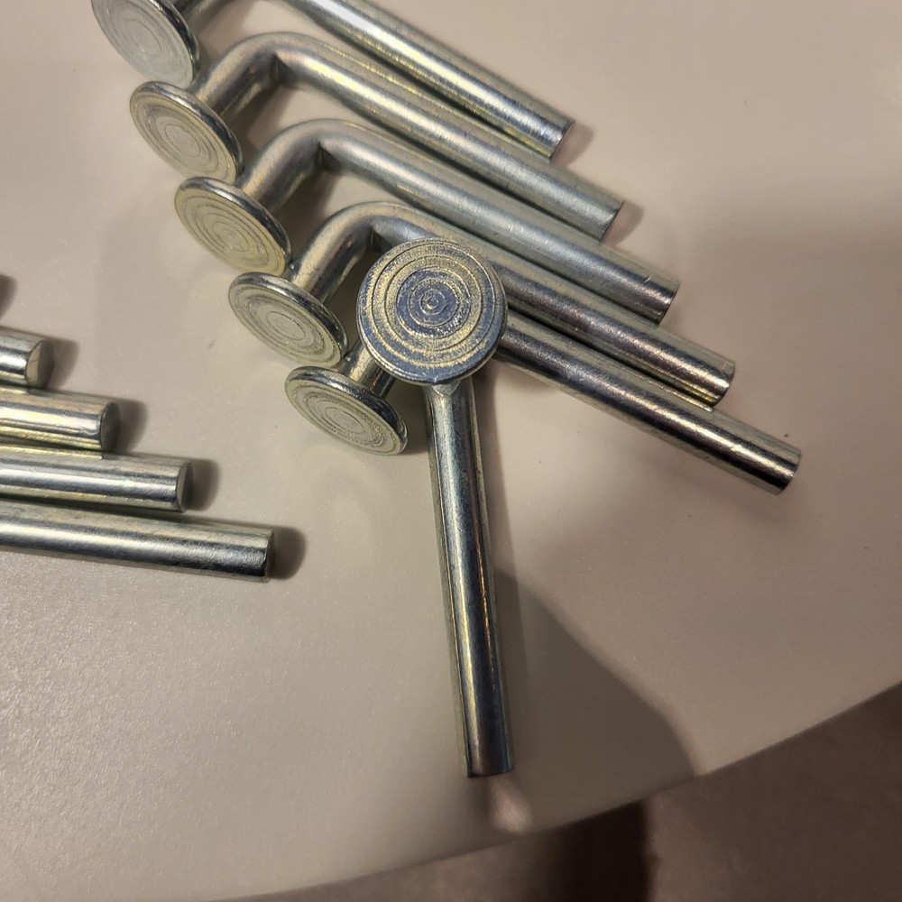 Universal Pallet Rack J Bolt Drop Pin, Pkg Qty 167