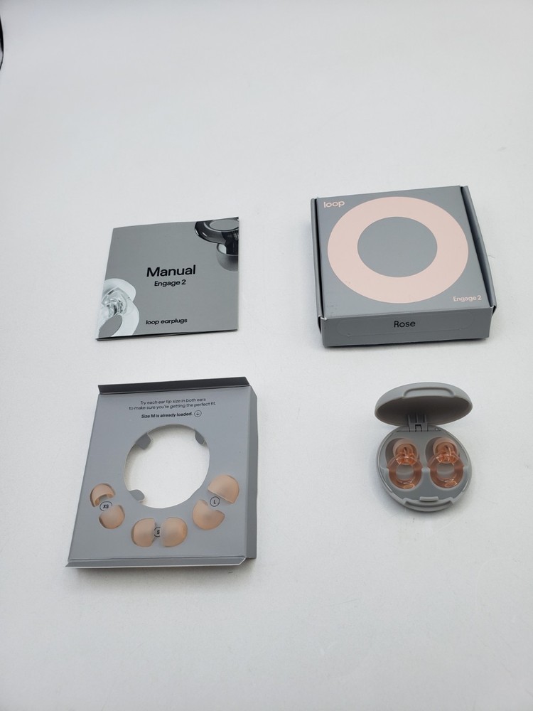 Loop Engage 2 Earplugs Rose  – Noise Reducing Comfort | Open Box