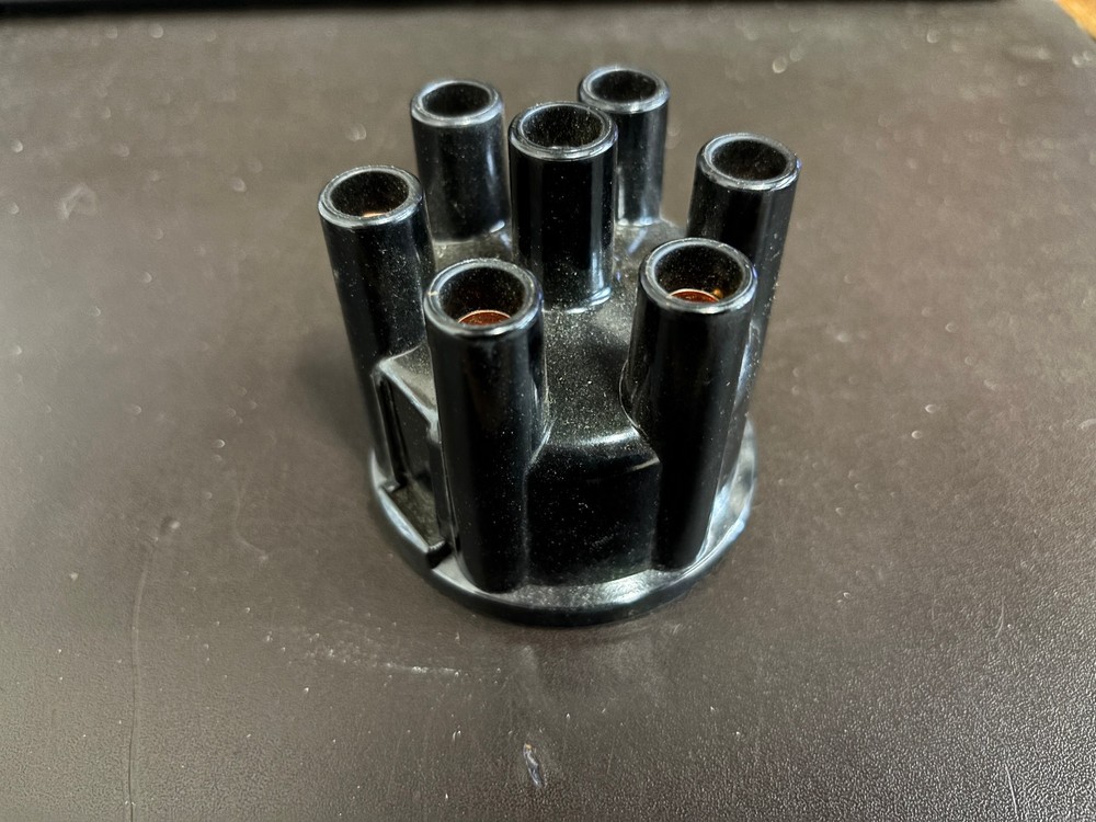 6cyl Distributor Cap w/Copper Contacts # 123552103