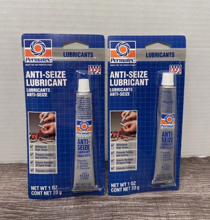 2 PACK- Permatex 81343 Anti-Seize Lubricant