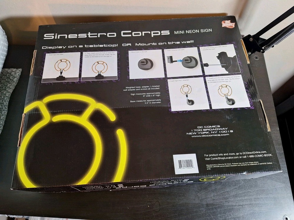 Sinestro Mini Neon Sign DC Comics US Version