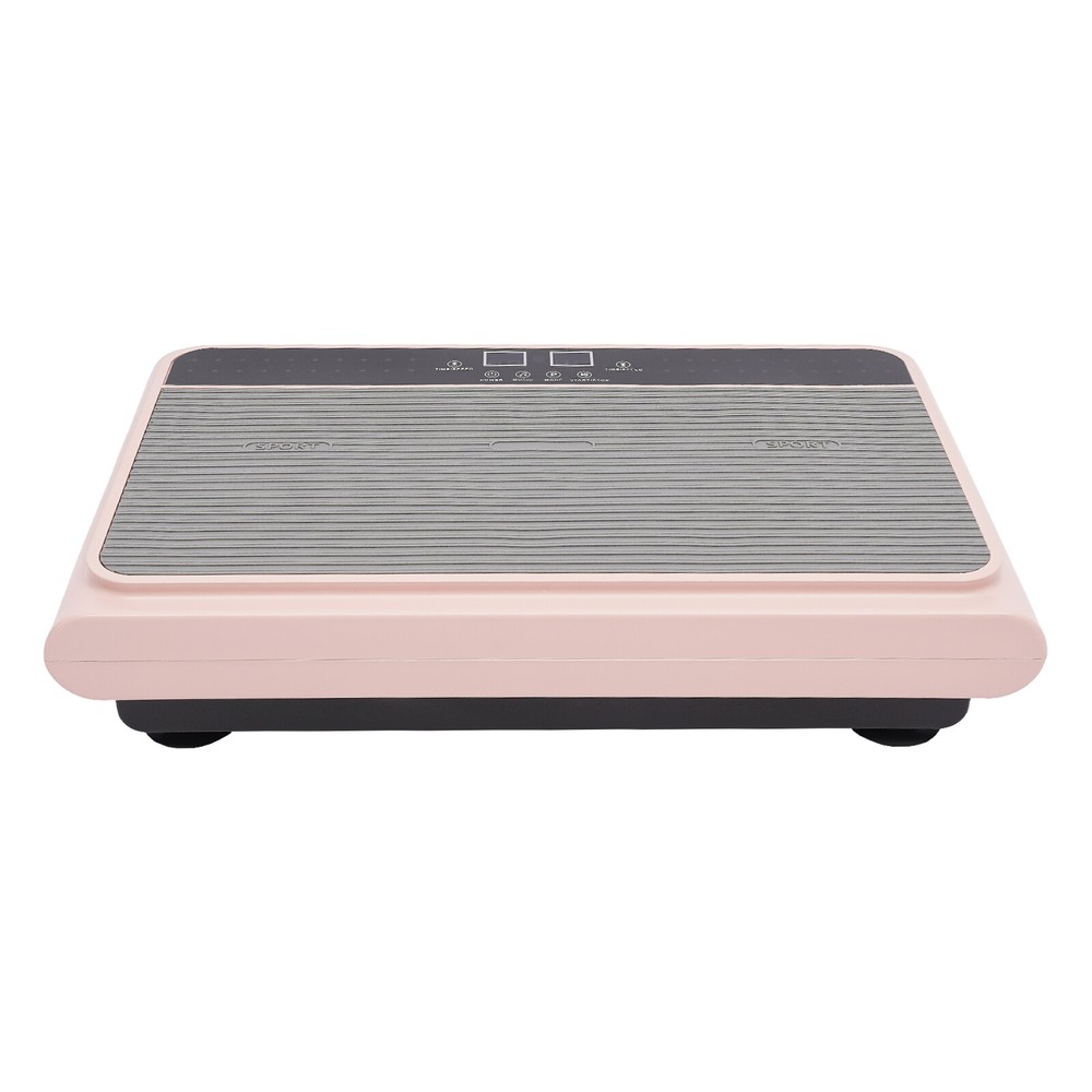 200W Vibration Plate Exercise Machine Whole Body Exercise Remote Control Pink