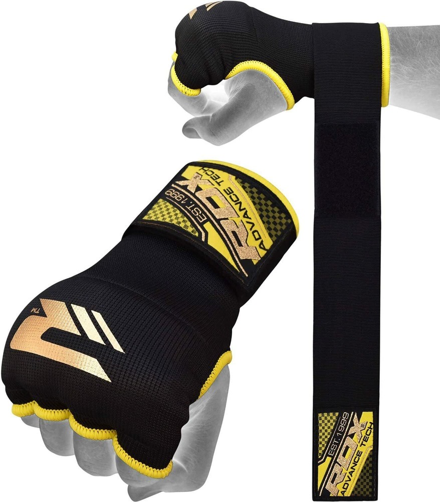 RDX Inner gloves boxing bandage Large Size BLACK