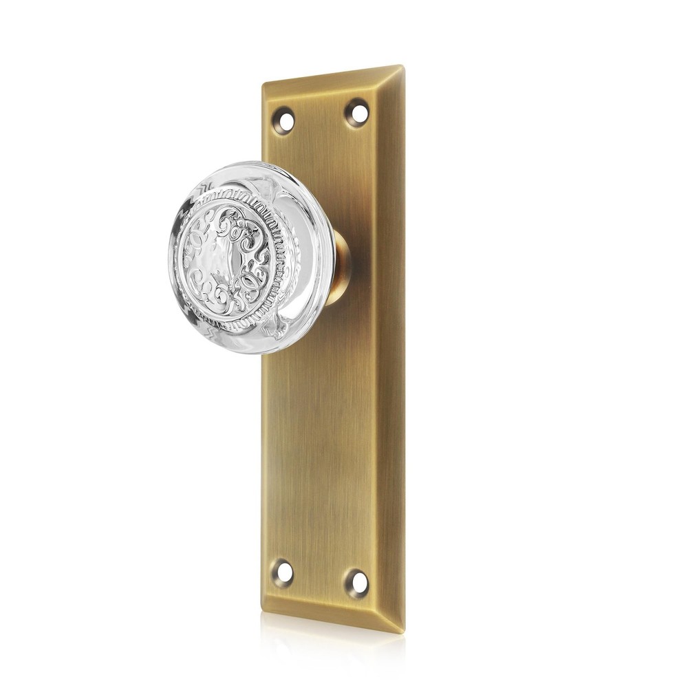 Glass Dummy Door Knobs Interior, Single-Side Crystal Dummy Door Knobs Replace...