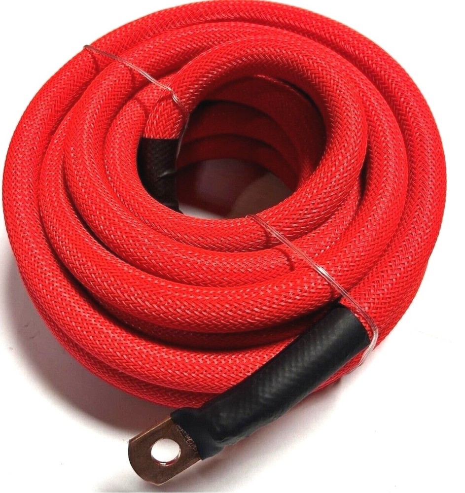 Multi AMP Circuit Breaker Braided Sleeving Wire/Ring Terminals Combo Multi Color