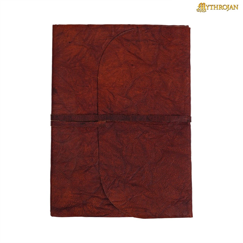 Leather Journal Notebook Blank Paper with Cord Closure Handmade Diary