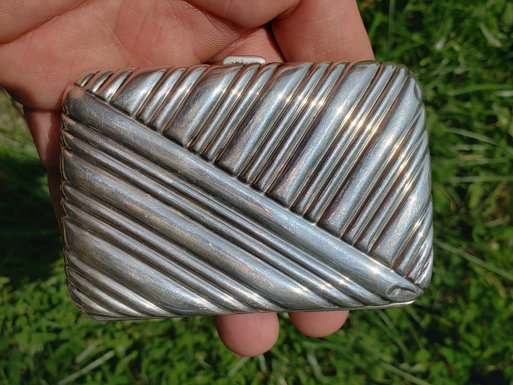 800 Silver Antique Cigarette Case