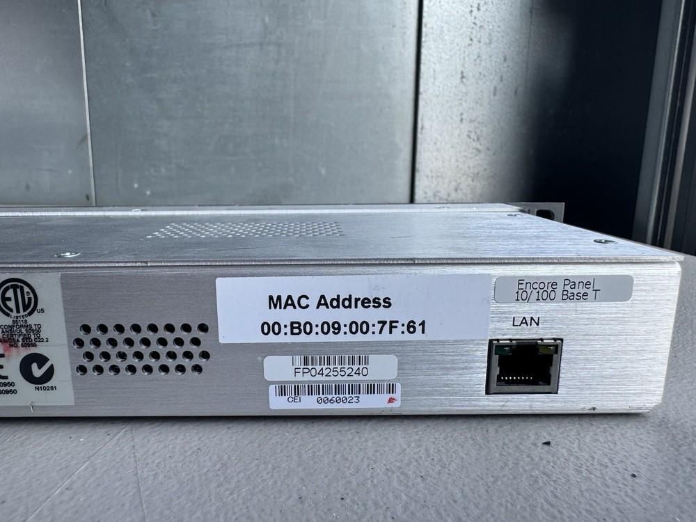 Grass Valley Encore ENC-XY Universal XY Programmable Control Panel (Tested)