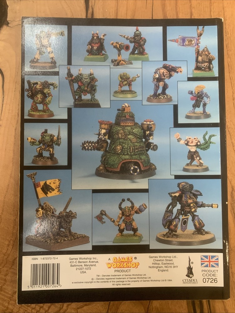 Warhammer Citadel Miniatures Catalogue Section Four Black