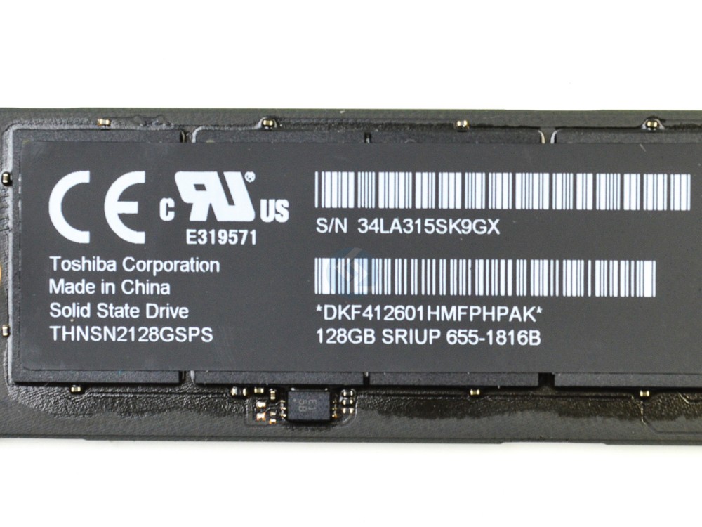 SSD Solid State Drive 128GB 655-1837C for MacBook Pro 13" A1502 2015 MF843LL/A*
