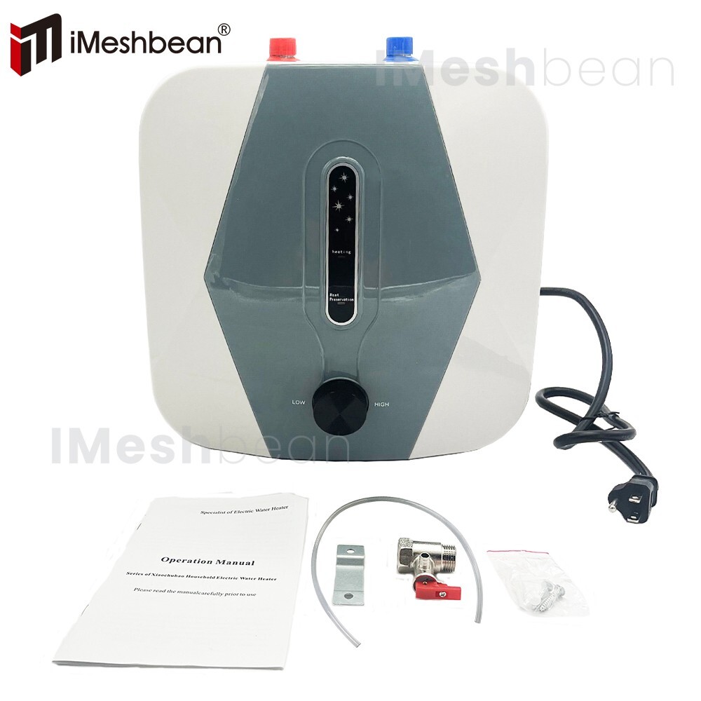 10L Instant Hot Electric Water Heater Shower Compact Mini-Tank Storage RV 110V